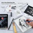 thumbnail image 4 of Art Set KALOUR, kit de dibujo y bocetos, 95 piezas, con colores pastel, 4 of 8