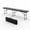 Black, variant on GOCAPTAIN 6FT Portable Folding Bench, HDPE Top & Sturdy Metal Frame, with Carry Handle, Outdoor Folding Bench for Events, Picnic, Camping, Black