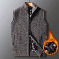 thumbnail image 2 of Mens Suit Vest Full Zip Comfortable Sweater Soft Sleeveless Costume Waistcoat, 2 of 8