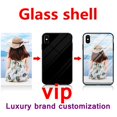 thumbnail image 1 of Funda de teléfono de cristal personalizada para IPhone 13 14 12 7 8 Plus X 11 Pro XS MAX XR, diseño personalizado, imagen, nombre, foto Tan Jianjun unisex, 1 of 2
