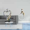 thumbnail image 2 of Figura de pareja besándose, estatua coleccionable, adorno para dormitorio, boda, estantería, armario, decoración del hogar, niña, mujer, centro de mes, 2 of 8