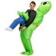 thumbnail image 5 of Disfraz inflable de extraterrestre verde para adultos, disfraz de sumo, divertido disfraz de fiesta, disfraz de Halloween para niños, 5 of 5
