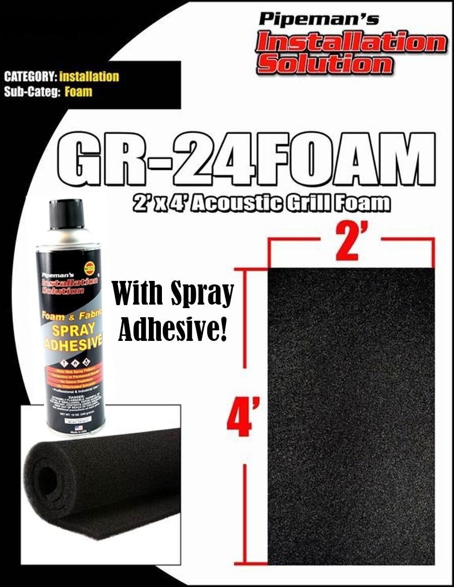 Dry Fast Reticulated Foam Speaker Grill Foam 1/2” x 48 x 108 HxWxL