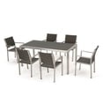 thumbnail image 1 of Noble House Cape Corail 7 Pièces Repas en Aluminium Extérieur en Gris, 1 of 61