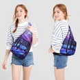 thumbnail image 2 of Astronomy Sling Backpack - Detailed Solar System Design Shoulder Bag, Compact Pack for Essential Carry & Daily Use, 2 of 4