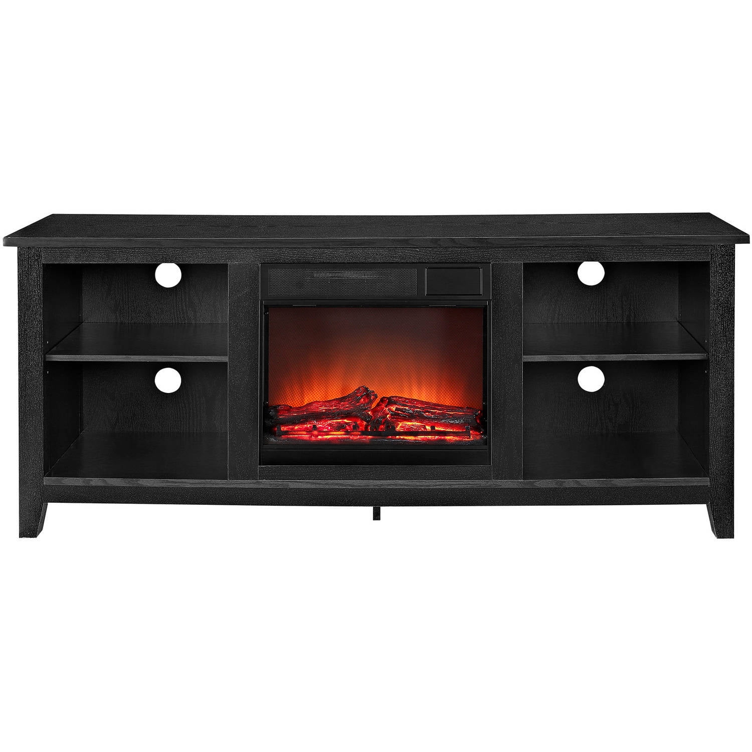Walker Edison Tv Stand With Fireplace Insert For Tvs Up To 60 Walker Edison Tv Stand With Fireplace Insert For Tvs Up To 60 Driftwood Multiple Colors Available Com