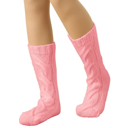 

Women Casual Wool Socks Solid Color Knitted Lace Socks Womens Pantyhose