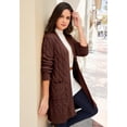 thumbnail image 2 of Jessica London Women's Plus Size Cable Duster Sweater, 2 of 5