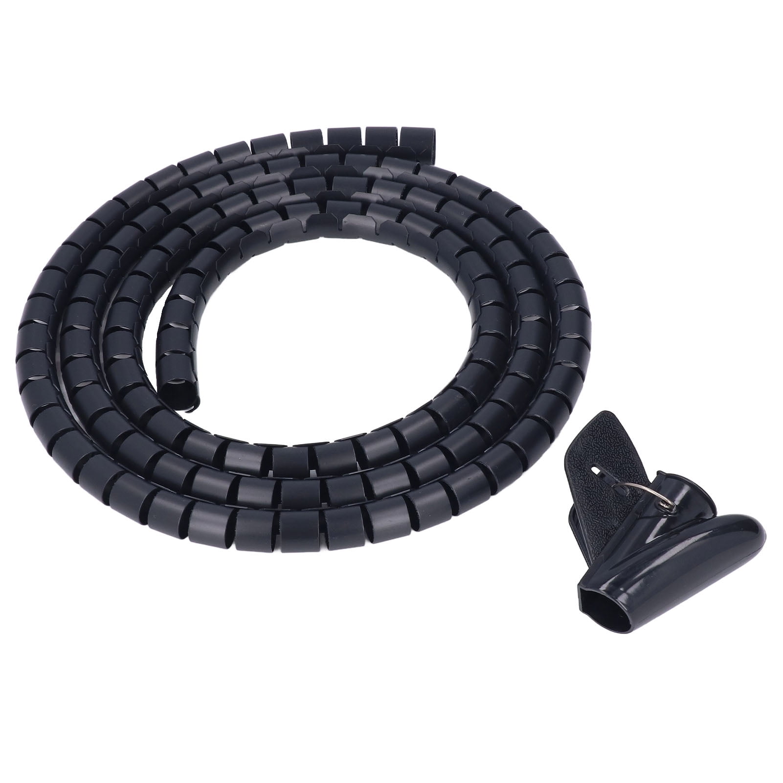 10 Meter Kabelspirale, 8 Mm Durchmesser, Transparent – Zum Ordnen Und Schutz Von Kabeln Hinter PC, TV & Co.