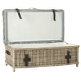 thumbnail image 7 of SAFAVIEH Navarro Rattan Coffee Table Trunk Grey, 7 of 7