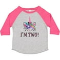 thumbnail image 3 of Inktastic 2nd Birthday Unicorn 2 Year Old Girl Girls Toddler T-Shirt, 3 of 5