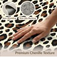thumbnail image 6 of ODIKA 6'x9' Washable Area Rug Spotted Skin Print Hid Symmetrical Akin Fuzzy Fake Hair Classroom Cow Flowing for Family Room, Living Room, Master Bedroom, Non-Slip, Easy Care, 6 of 7