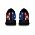 thumbnail image 4 of Red Golden Retriever Dog American flag Shoes Sneakers Black Size 4, 4 of 7