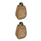 thumbnail image 3 of Greeniant Almacenamiento de vajilla para acampar, cuenco de tela Oxford, cucharas, bolsa para taza de café, organizador con cremallera suave, Caqui 2piezas, 3 of 6