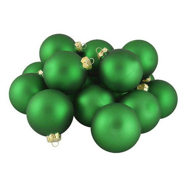 Seasons Designs Glass Ball Christmas Ornaments - Set of 48 - Walmart ...