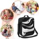thumbnail image 5 of Disketp Abstract Black White Swirls Bolsa Térmica Estampada para Almuerzo, Lonchera para Hombres y Mujeres Adultos, 5 of 7