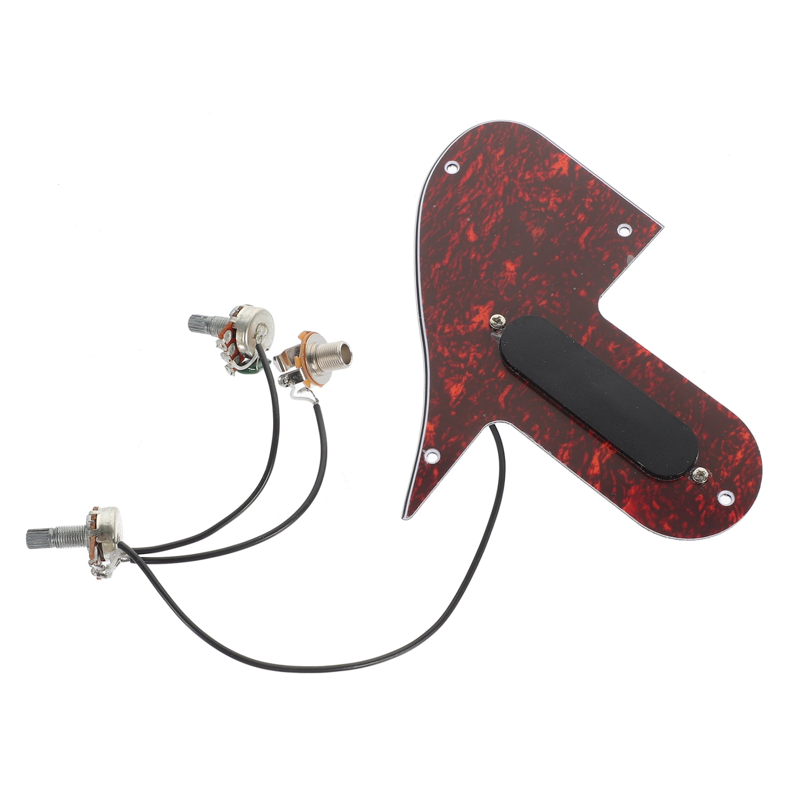 ELAYARD Mandolin Pickguard Assembly with High Output Low Noise Pickup, Replacement Set for Mandolin Parts and Accessories