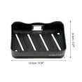 thumbnail image 4 of Unique Bargains 1 Pc Soap Dish Double-layer Drain Soap Holder for Bathroom Black, 4 of 6