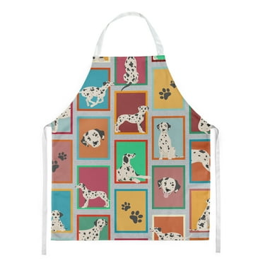 Lots of Dalmatian Apron 27 in x 30 in