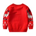 thumbnail image 2 of SYNPOS Toddler Little Kid Girl Boy Cute Alpaca Christmas Sweater Pullover Tops, 2 of 9