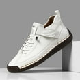 thumbnail image 5 of Orthopedic Sneakers Handmade Comfortable Casual Walking Shoes Flexible Soft Sole Comfortable Flat On Loafers For Everyday Wear Lightweight Breathable Design Retro High Top Flat Shoes, 5 of 8