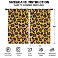 thumbnail image 2 of Blackout Kids Curtains,Yellow and Black Of Leopard Print Childrens Insulated Curtains Set Of 2,Bedroom Essentials,Toddler Room Decor 52"x84", 2 of 5