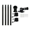 thumbnail image 2 of Flag Pole Kit Thickened Stainless Steel Outside Porch Wall Flagpole Entangle Free Rotating Flag Pole Rings Adjustable Multi-Positions Bracket Holder, 2 of 8