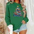 thumbnail image 2 of Winter Saving Talove Long Sleeve Shirts for Women Funny Graphic Sweatshirt Women Fall Clothes Top Tee Womens Tops Trendy Going Out Christmas Shirts, 2 of 6