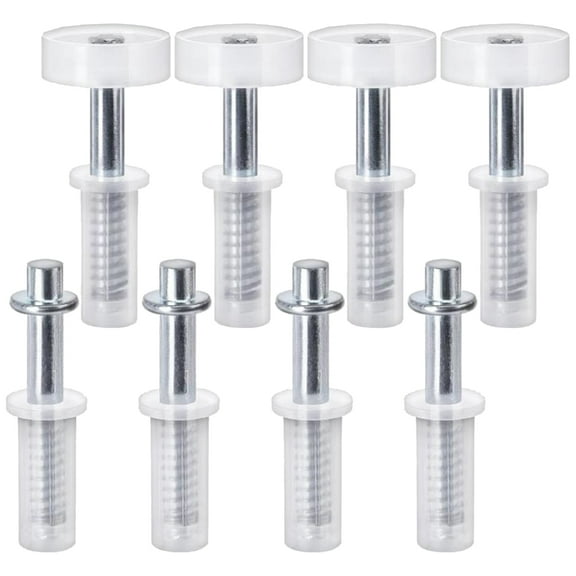 8Pcs Door Top Roller Guide Wheel And Top Pivots Bifold Closet Door Repair Kits Spring Loaded Bifold Door Hardware