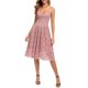 thumbnail image 1 of SAYOO Un vestido de cóctel elegante de encaje floral y rodilla sin mangas SAYOO  moda, 1 of 8