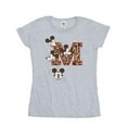 thumbnail image 1 of Mickey Mouse Womens M Faces Cotton T-Shirt, 1 of 3