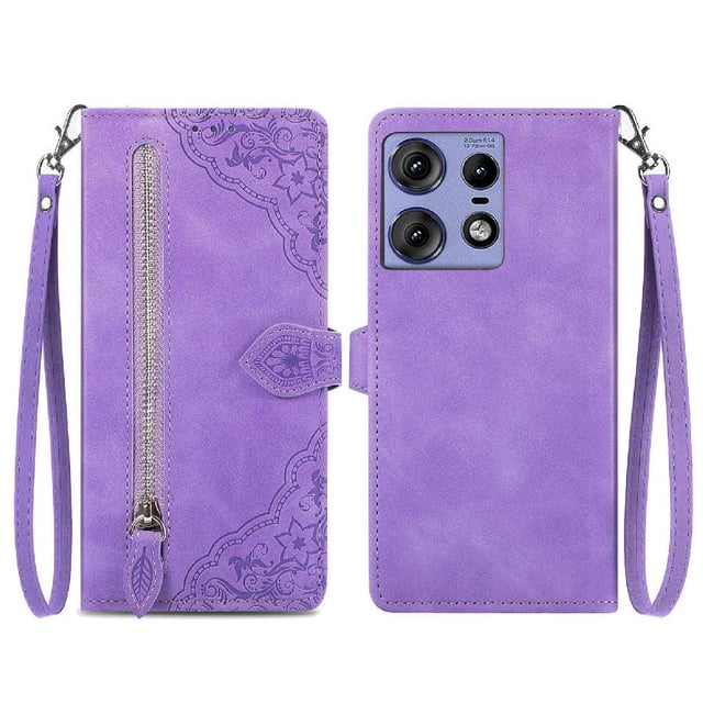 Wallet Case for GANGXUN Motorola Edge 50 Pro with Shockproof, Stylish for Daily and Business Use