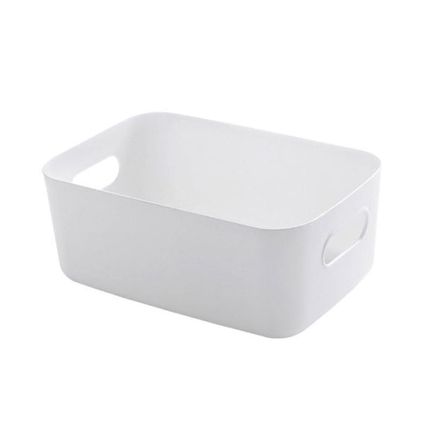 Caja de almacenamiento de artículos pequeños, caja de plástico de escritorio, cesta de almacenamiento de cosméticos, cesta de almacenamiento de cocina, caja de almacenamiento de aperitivos,