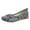 Grey, variant on zttd floral print button decor ballet flats for women slip on shallow mouth simple single shoes casual shoes work shoes
