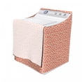 thumbnail image 3 of Retro Washer Cover, Polka Dots Inspired Deformed Circles Pattern in Pastel Colors, Dust and Dirt Free Decorative Print, 29" x 28" x 40", Burnt Sienna Dark Peach, by Ambesonne, 3 of 3