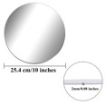 thumbnail image 2 of Mirror Plate Aneco, acrílico redondo, 10 pulgadas, paquete de 6 con pegatinas, 2 of 7