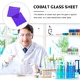 thumbnail image 2 of MasteelfCA 3pcs Cobalt Glass Flame Color Reaction Accessory Chemistry Glass Plate, 2 of 8