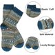 thumbnail image 2 of 5 pares de invierno Calcetines de lana para mujer, calcetines gruesos cálidos súper suaves, de alta calidad y colores coloridos, 2 of 5