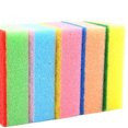 10Pcs Sponge Brush Dish Cloth Wash Cleaning Towel Kitchen Oil Dirt