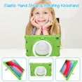 thumbnail image 2 of For iPad 6th 5th Generation Case, Soft Silicone Drop Protection Rotating Kickstand with Shoulder Strap Pencil Holder Kids Friendly Lightweight Case for iPad Air 1 2/ iPad 9.7" 2018/2017, Green, 2 of 6