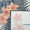 thumbnail image 6 of SAFAVIEH Cabana Kade Botanical Indoor/Outdoor Area Rug, Black/Rust, 6'5" x 6'5" Round, 6 of 12