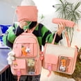 thumbnail image 3 of High School And Junior High School High Capacity Student Backpack Set Of Four Backpacks 2023 New Student Korean Color Contrast Casual Backpack, 3 of 3