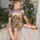 thumbnail image 4 of Balery Vintage Wildlife Protection Conjunto de Pijama Infantil de Manga Corta con Estampado – Ropa de Dormir de Algodón Suave-Large, 4 of 6
