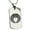 Silver, variant on Stainless Steel Naito Samurai Crest Engraved Dog Tag Pendant Necklace