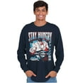 thumbnail image 4 of Street Fighter Ryu Stay Hungry Men's Long Sleeve Tee T Shirt Brisco Brands S, 4 of 6