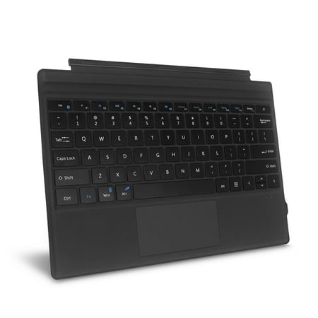 Apple Trackpad Cover Fintie Microsoft Surface Pro 6 / Pro 5 / Pro 4 / Pro 3 Type Cover, Slim Portable Bluetooth Keyboard w/ Trackpad ()