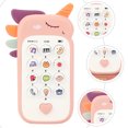 thumbnail image 2 of SHISUYAN Baby Cell Phone Toy Cartoon Baby Phone Toy Pretend Phone Toy Musical Phone Toy Phone Teether, 2 of 9