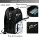 thumbnail image 4 of Easygdp blue Snowflake Prints Mochila para Laptop de Viaje con Puerto USB, Mochila para Laptop con Puerto de Carga USB para Mujeres y Hombres, 4 of 7