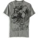 thumbnail image 1 of Ecko Unltd. Playera gráfica Big Ups Rhino con cuello en V para hombre, gris, pequeña, 1 of 1