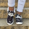 thumbnail image 5 of Willtoo Women's Loafers Lace Up Halloween Cute Print Sneakers Plush Lining Keep Warm Lightweight Sports Shoes Cozy Non Slip Winter Shoes, 5 of 5